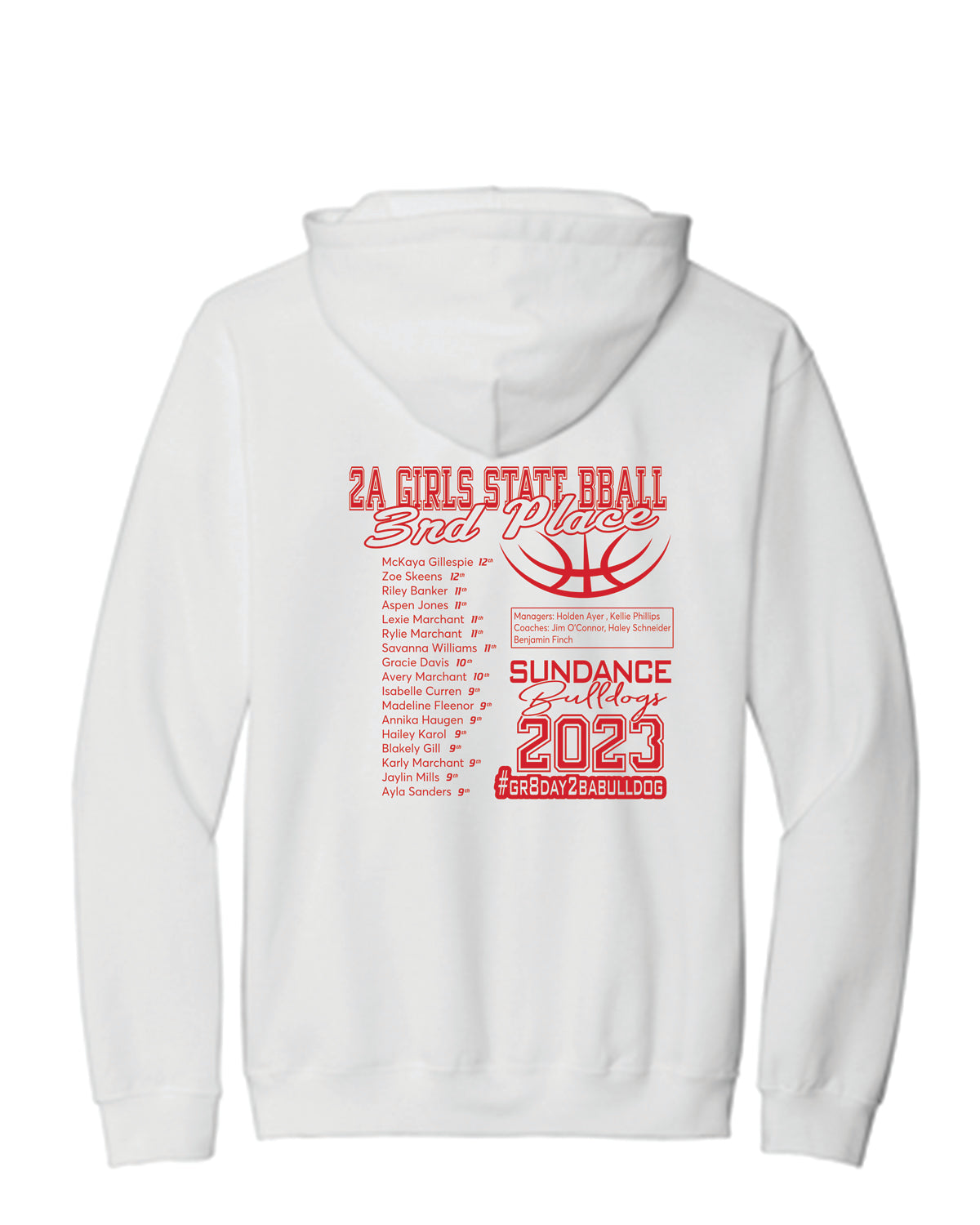 WE BELIEVE State Bball 3rd Place Hoody