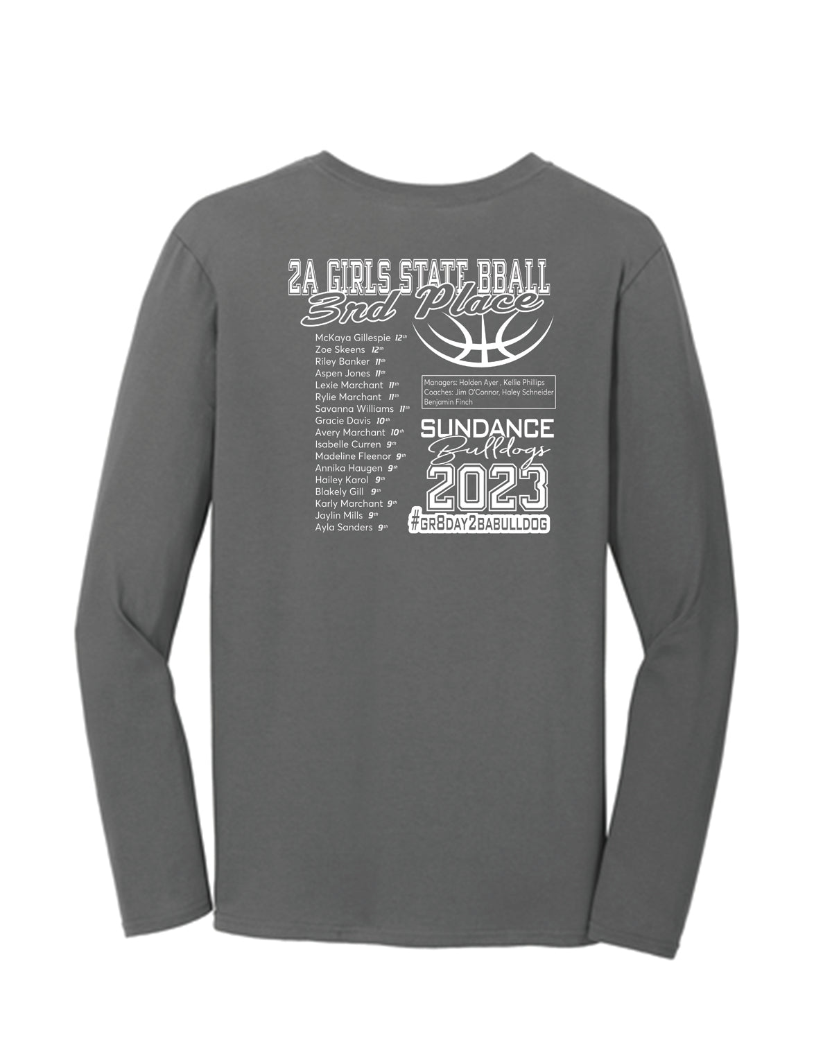 WE BELIEVE State Bball 3rd Place Long Sleeve T