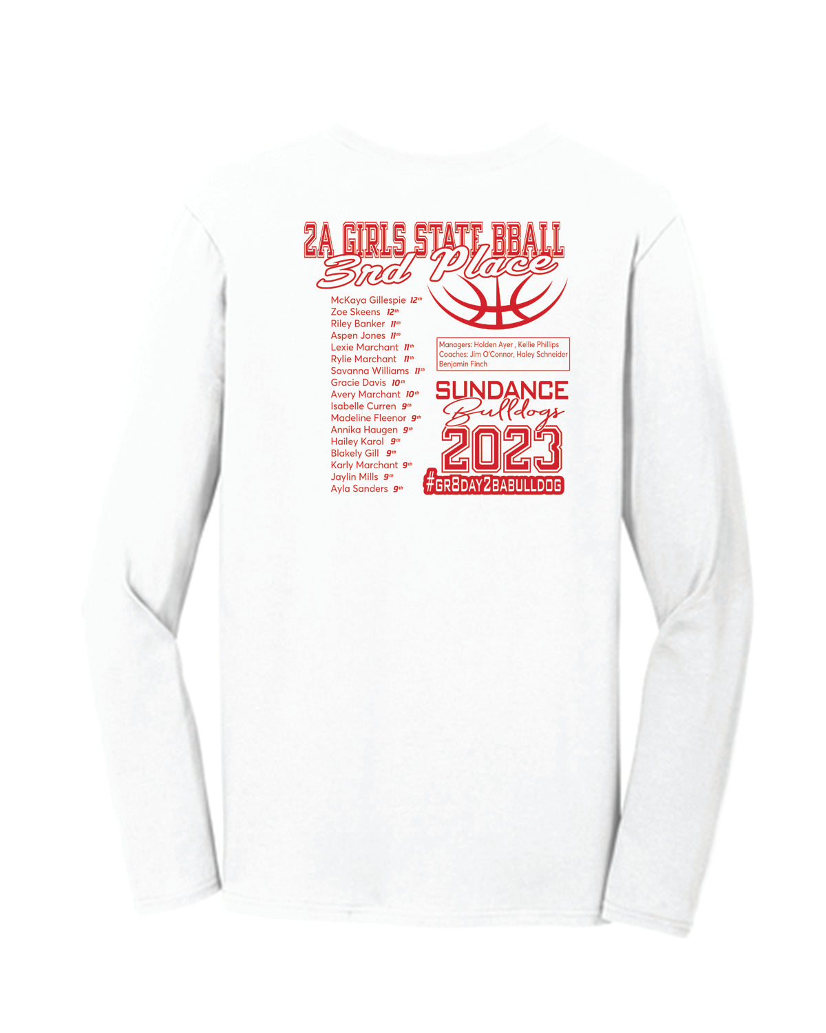 WE BELIEVE State Bball 3rd Place Long Sleeve T